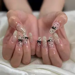 【技術向上練習モデル】オフありワンカラーネイル