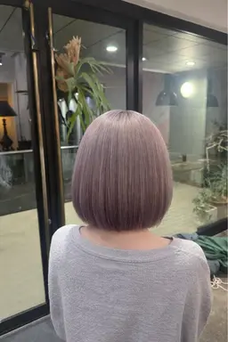 綺麗に透明感のある発色!ブリーチありのダブルカラー!!