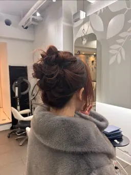 上品ヘアアレンジ🎀上品シニヨン・ハーフアップ・編みおろし｜お出かけ前セット