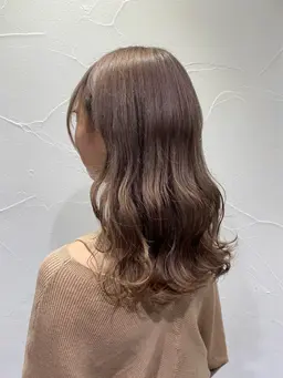 【ダメージ軽減・透明感カラー】アディクシーカラー+Aujua 4 stepトリートメント🫧‪🎀