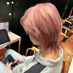 メンズカット+ダブルカラー