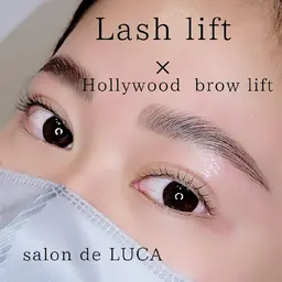 ラッシュリフト×ハリウッドブロウリフト(トリートメント・コーティング剤込)