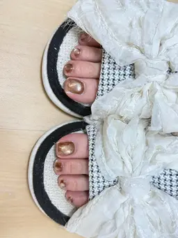 （練習コース）　【Foot】　ワンカラー  マグネット＆ラメ