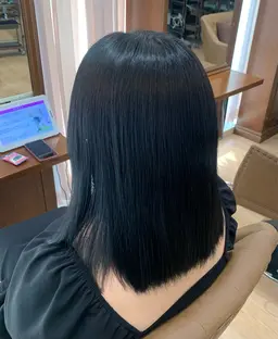 ブリーチなしワンカラー