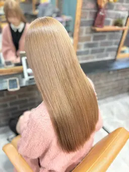 U22♡🔮黒染め落とし🔮♡【ダブルケアブリーチ➕カラー➕クイックトリートメント】