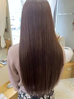 【根本のカラーに】カット+透明感リタッチカラー+髪質改善トリートメント