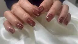 甘皮ケア付き　マグネットネイル　オフなし