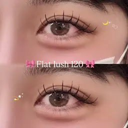 ラッシュリフト×フラットラッシュ120本🐩(コーティング付)