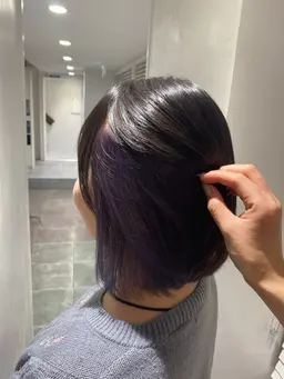 🩶3/21(土)19時限定【レディースのみ】🩶 デザインカラー➕超音波アイロン付ヘアマスク無料✨