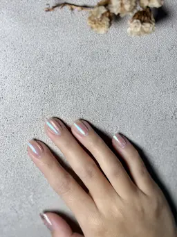 オーロラミラーネイル💅