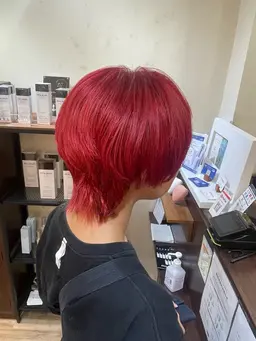 ブリーチリタッチ+カラー＋3step treatment