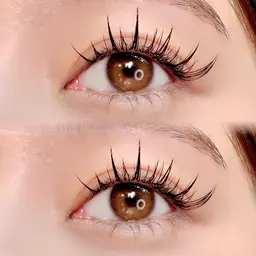 ボリュームラッシュorフラットラッシュで作る🍡韓国風束感🥯ワンホンエクステ🐼100本コース\\会員様➕1000円/