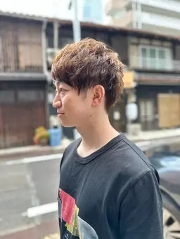 【メンズ限定】カット+カラー💜💛