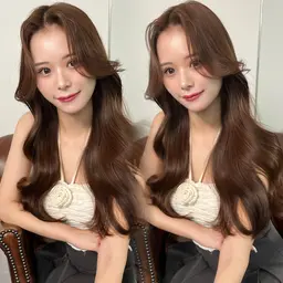 【ヘアセットmenu💖】前髪、顔周りカット＋巻き下ろしヘアセット🤍お出かけ前に💭