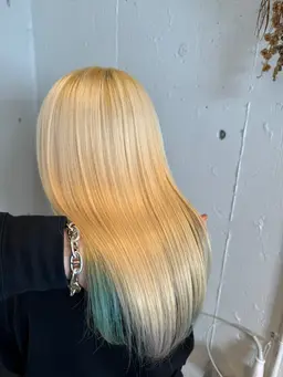 ブリーチ毛にも対応今話題の‼️👼 ダメージレスな次世代縮毛矯正★酸性ストレート+カット✨