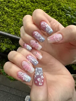 💅持ち込み画OK！やり放題ジェルネイル💅