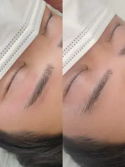 美眉ワックス脱毛+メイク仕上げ🎀