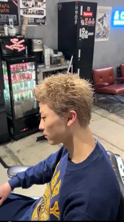 メンズカット＋ダブルカラー