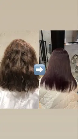 縮毛矯正+TOKIOトリートメント