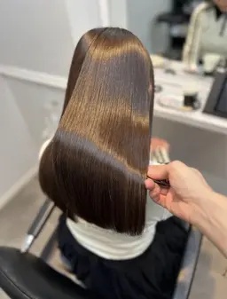 平日限定15時までカット+カラー+髪質改善ULTOWA+マイクロバブル(胸下+1000円)