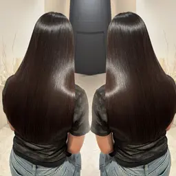 【縮毛矯正定評あり!】カット+超高濃度水素ストレート