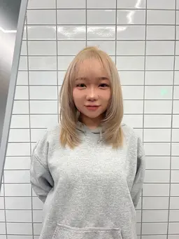 【ダブルカラー】カット+TOKIOリミテッドケアカラー+フルブリーチ