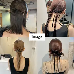 ヘアセット🎗️(イメージ画像のようなタイトなヘアアレンジが得意です🤍)