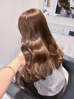 【🌼2回目の方限定🌼】ダメージケア🫧透明感うる艶カラー➕髪質改善トリートメント➕炭酸スパ🥣