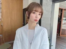 いずれかポイント縮毛矯正 (前髪 サイド ネープ) +カット+トリートメント