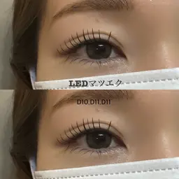 おためし限定料金💫LEDまつげエクステ[フラットラッシュ]100本まで💫