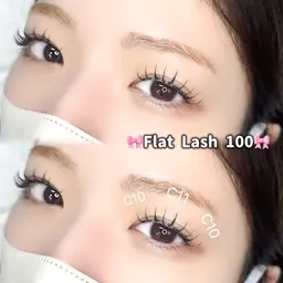 【マツエク🩰】フラットラッシュ80本(コーティング付)⚠️オフ有+550円⚠️