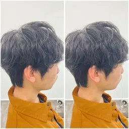 【🔥イメチェン人気】　📌波巻き・ツイストOK！メンズパーマ＋カット💰¥10350​〜​　　　【🎯モテ髪セット込】