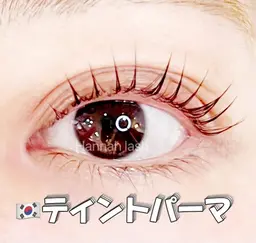 🤍本日4/7限定🤍話題の韓国式ティントパーマ🇰🇷(ブラックティント✖︎まつげパーマ)