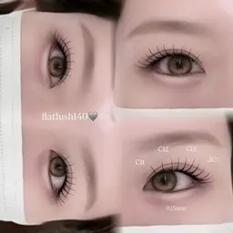 【本日3/24 14:00​〜​限定‼️】フラットラッシュ140本🇰🇷✨〈オフ込・コーティング付〉