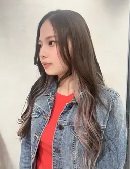 【ちら見せ👀】イヤリングカラー✨（ブリーチ込み👌🏻‎）