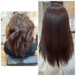 美髪矯正（髪に栄養を入れながらの縮毛矯正）+カット+シャンプーブロー代込み※ボブ長さです。長さ別料金は詳細へ