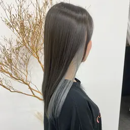 カット＋イヤリングカラー(ブリーチ込み)　¥18,700→14,020