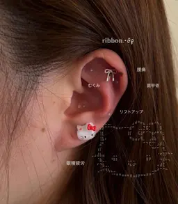 🩷ྀི2回目リピーター様限定クーポン🩷ྀིSNSで話題.ᐟ耳つぼジュエリー👂🏻".⋆𝜗𝜚