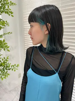 ⛄️12月限定⛄️カット＋イヤリングカラー(ブリーチ込み)全体カラー＋の場合別途4400円