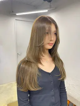 ‼️17、18日限定‼️ブリーチなし明るめベージュカラー➕ヘアマスクサービス