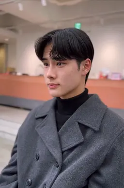 メンズカット+ニュアンスパーマ(毛流れ、カルマ)🍃