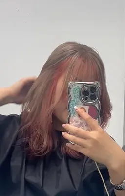 【モデル価格】⚡️デザインカラー➕トリートメント⚡️ブリーチあり⭕️⚠︎カットなし　¥12,000 → ¥6,000