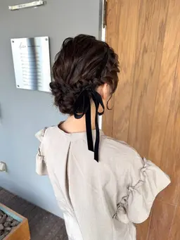 【結婚式お呼ばれ】ヘアセット。