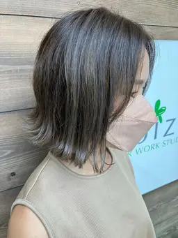 ★おすすめ★カット+白髪ぼかしカラー(ハイライト付)+トリートメント