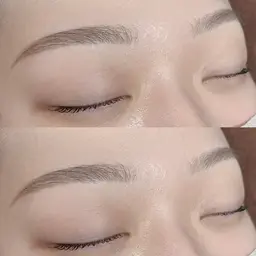 眉WAX(間引き、カット、メイク付き)🫧