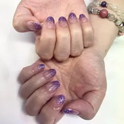 【オフあり】 ラメグラデーション 🩵