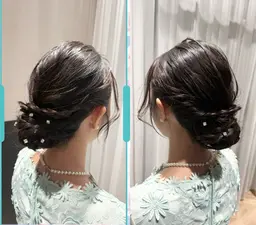 ヘアセット9時〜4400円