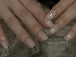 💚 【自爪】パール感ミラーネイル6980