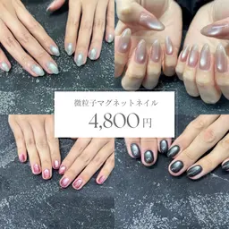 微粒子マグネットネイル☆オフ込