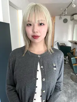 【平日限定】🌱ケアブリーチ+シアカラー+2stepトリートメント🌱 コーラルピンク/ベージュ/暖色カラー◎